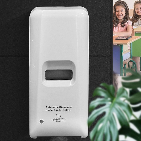 1000ml Wall-mounted Touchless Automatic Infrared Sensor Alcohol Liquid Spray Sanitizer Sterilization Dispenser