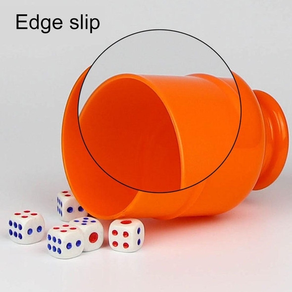 10 PCS Thickening Plastic Dice Cup Shaker Cup with Bottom Bar Nightclubs KTV Accessories Entertainment Desktop Games without Dice, Random Color Delivery