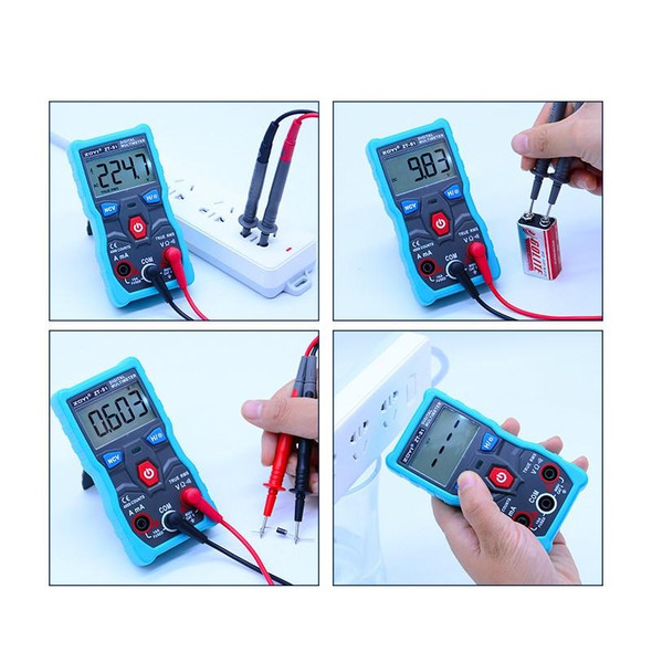 ZOYI Portable Electric Measurement Automatic Intelligent Gear Recognition Mini Multimeter( ZT-S1Blue)