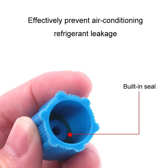 20pcs Automobile Air Conditioning Valve Plastic Dust Cap(High Pressure)