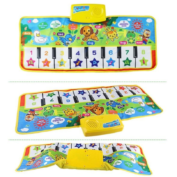 Piano Musical Touch Carpet Children Early Education Music Keyboard Playmat