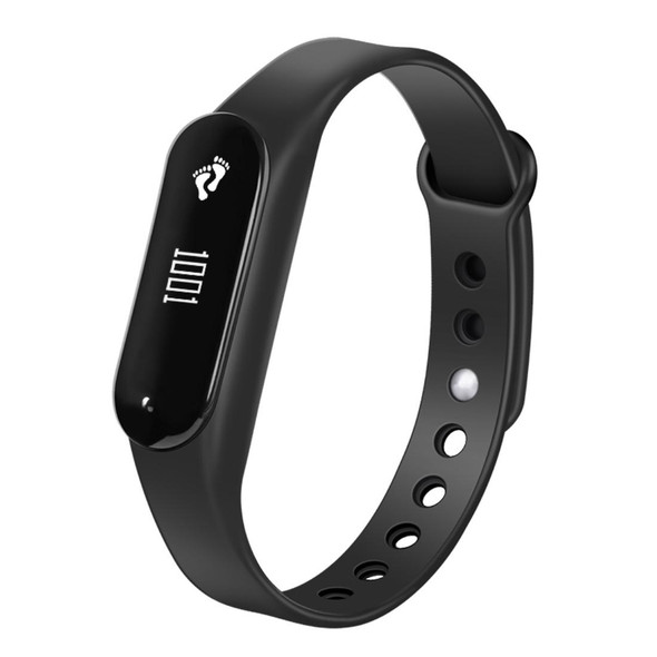 CHIGU C6 0.69 inch OLED Display Bluetooth Smart Bracelet, Support Heart Rate Monitor / Pedometer / Calls Remind / Sleep Monitor / Sedentary Reminder / Alarm / Anti-lost, Compatible with Android and iOS Phones (Black)