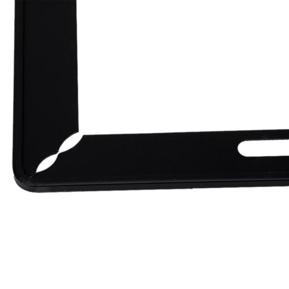 2 PCS Simple and Beautiful Car License Plate Frame Holder Universal License Plate Holder Car Accessories(Black)