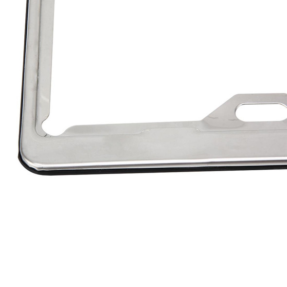 2 PCS  Stainless Steel License Plate Frame Car License Plate Frame Holder