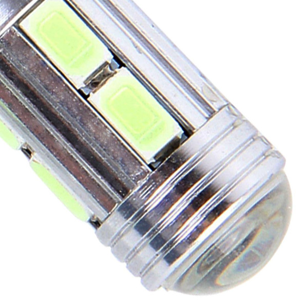 2PCS T10 6W Ice Blue Light 10 SMD 5630 LED Error-Free Canbus Car Clearance Lights Lamp, DC 12V