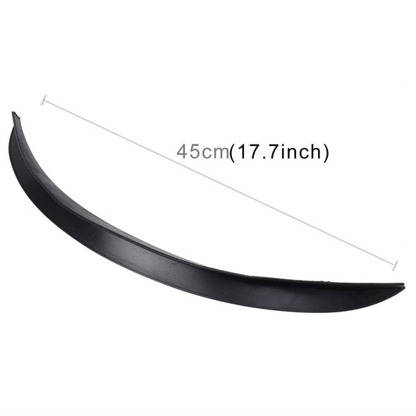2 PCS Car Stickers Rubber Round Arc Strips Universal Fender Flares Wheel Eyebrow Decal Sticker Car-covers, Size: 45 x 2cm
