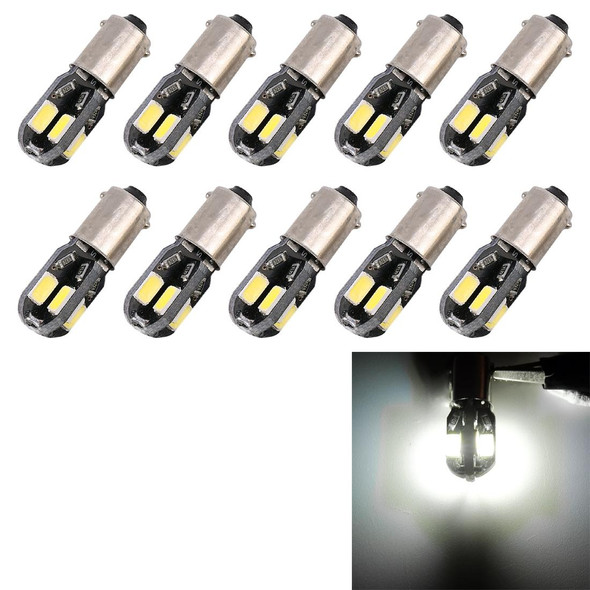 10 PCS BA9S DC 12V 1.1W 8LEDs SMD-5630 Car Clearance Light Reading Light