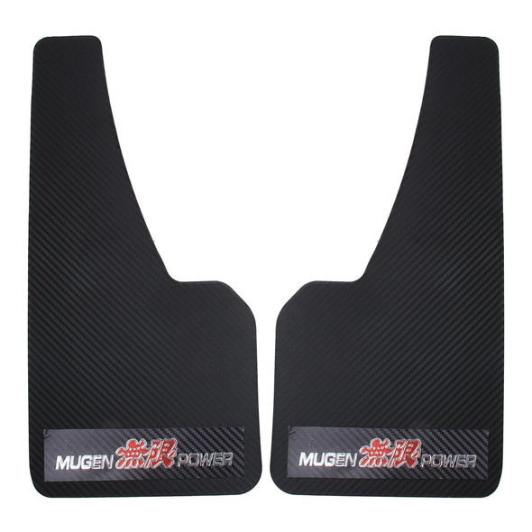 A Pair 3D Carbon Universal Racing Mudflaps Mud Guard Mudguards Fender