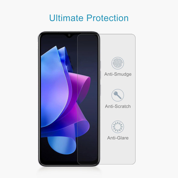 For TECNO Pop 7 Pro 50pcs 0.26mm 9H 2.5D Tempered Glass Film