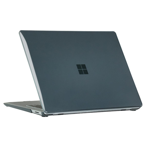 For Microsoft Surface Laptop 2/3/4/5 13.5 Cloth 1769/1867/1958/1950 ENKAY Hat-Prince Shockproof Crystal Hard Case(Black)