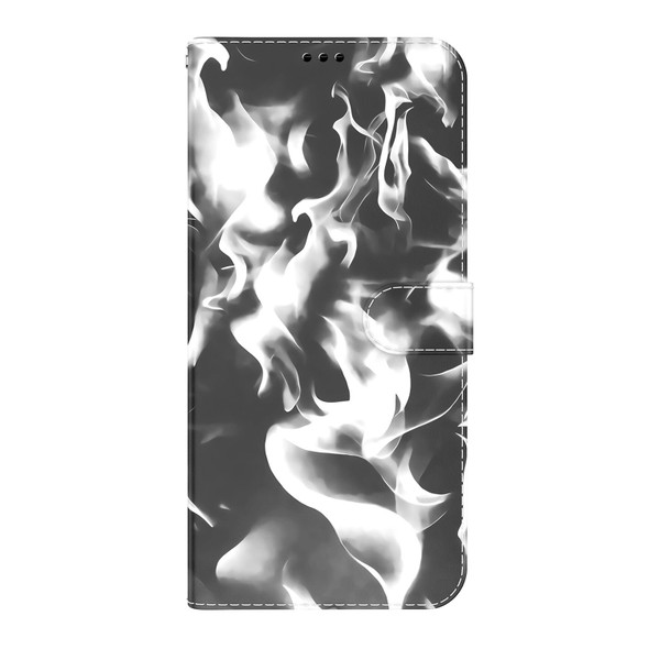 Cloud Fog Pattern Horizontal Flip Leatherette Case with Holder & Card Slot & Wallet - iPhone XR(Black)