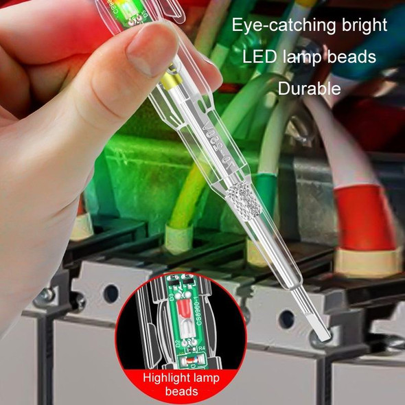 Multi-Functional High-Brightness Color Light Intelligent Sensor On-Off Electroscope Pen(With Packaging)