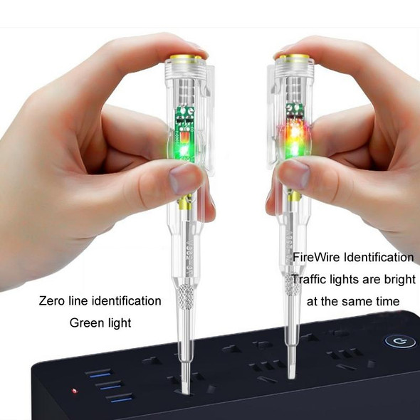 Multi-Functional High-Brightness Color Light Intelligent Sensor On-Off Electroscope Pen(With Packaging)