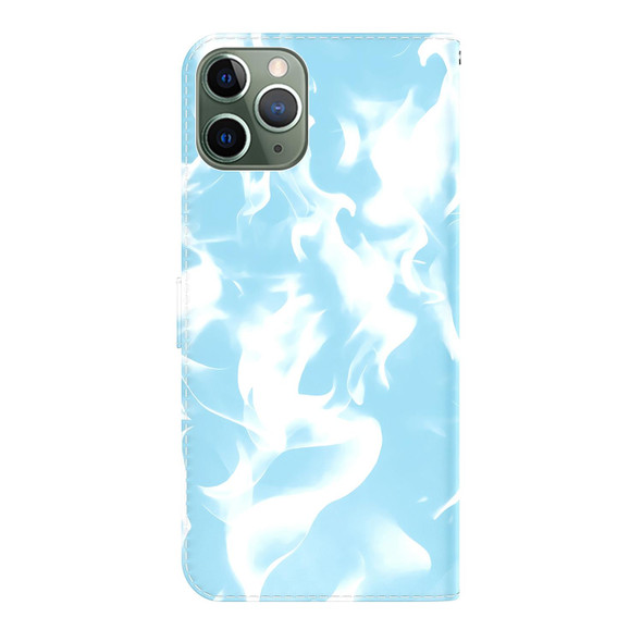 Cloud Fog Pattern Horizontal Flip Leatherette Case with Holder & Card Slot & Wallet - iPhone 11 Pro(Sky Blue)