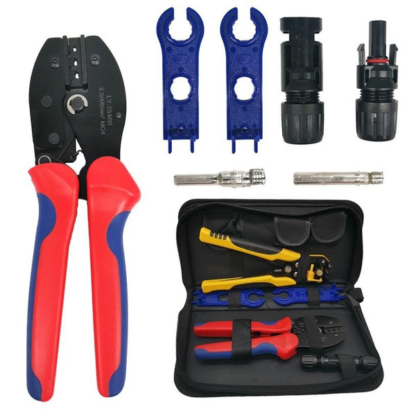 Photovoltaic Connector Crimping Pliers Solar Panel Installation Tools, Model: Set 4