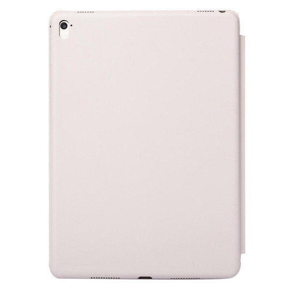 Horizontal Flip Solid Color Leather Case for iPad Pro 11 inch (2018), with Three-folding Holder & Wake-up / Sleep Function (White)