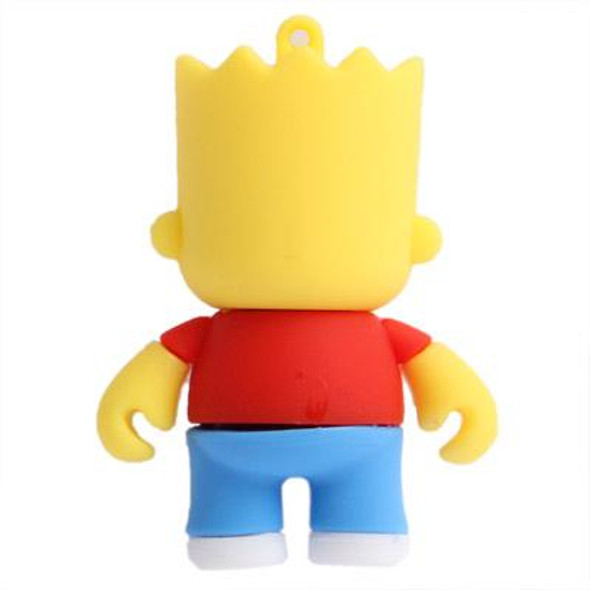 The Simpsons Bart  Shape Silicone USB2.0 Flash disk, Special for All Kinds of Festival Day Gifts (8GB)