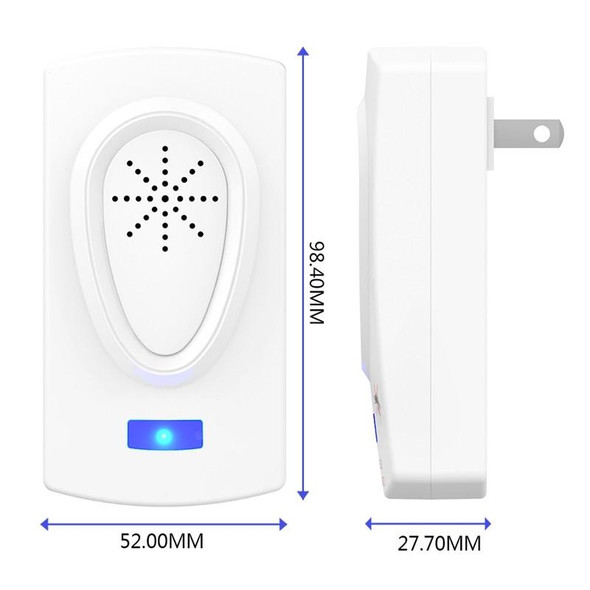 Ultrasound Mouse Cockroach Pest Repeller Device Insect Rats Spiders Mosquito Killer Pest Control Household Pest Rejecter(US Plug)