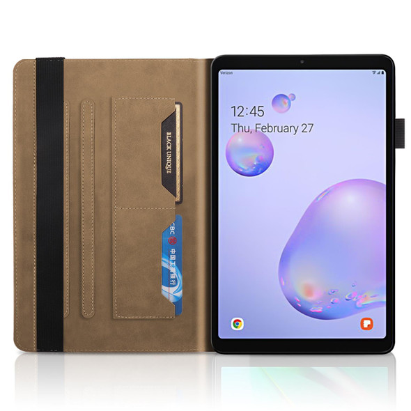 For Samsung Galaxy Tab A 8.0 (2019) T290 Life Tree Series Horizontal Flip Leatherette Case with Holder & Card Slots & Pen Slot(Brown)
