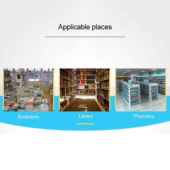 1000 PCS 12cm Cobalt-based EM Anti-Theft Double Sided Magnetic Strip for Book Security