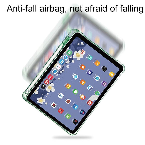 For iPad mini 6 3-fold Shockproof Smart Leatherette Tablet Case(Ice Blue)