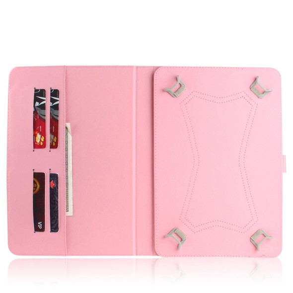 3D Colored Drawing Universal Horizontal Flip Leatherette Case, with Holder & Card Slot & Wallet for 10 inch Tablet PC(Squirrels)