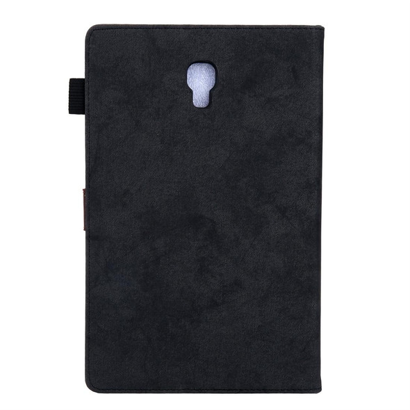 For Galaxy Tab A 10.5 / T590 Business Style Horizontal Flip Leatherette Case, with Holder & Card Slot & Photo Frame & Sleep / Wake-up Function(Black)