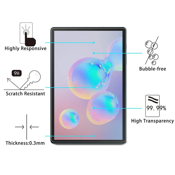 For Samsung Galaxy Tab S7 Plus 9H HD Explosion-proof Tempered Glass Film