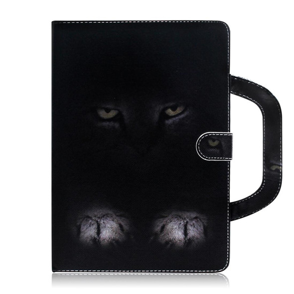 Cat Pattern Horizontal Flip Leatherette Case for iPad Pro 11 Inch (2018), with Holder & Card Slot & Wallet