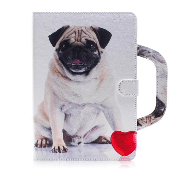 Dog Pattern Horizontal Flip Leatherette Case for Galaxy Tab A 10.1 (2019) T510 / T515, with Holder & Card Slot & Wallet