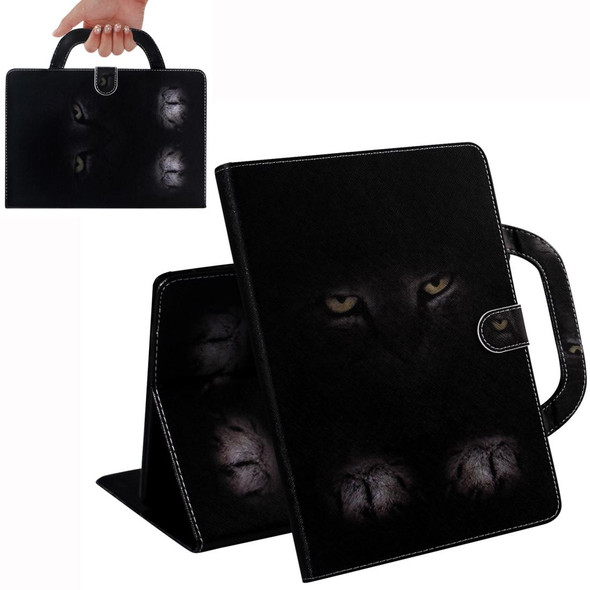 Cat Pattern Horizontal Flip Leatherette Case for Galaxy Tab A 8 (2019) / P200 / P205, with Holder & Card Slot & Wallet