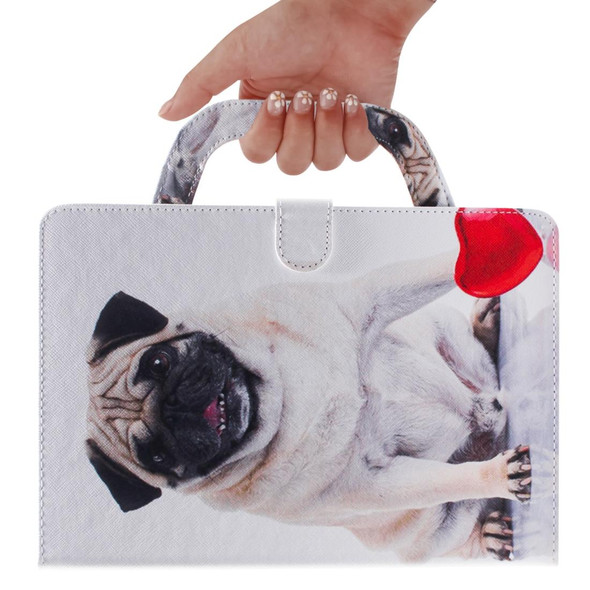 Dog Pattern Horizontal Flip Leatherette Case for Galaxy Tab A 8 (2019) / P200 / P205, with Holder & Card Slot & Wallet