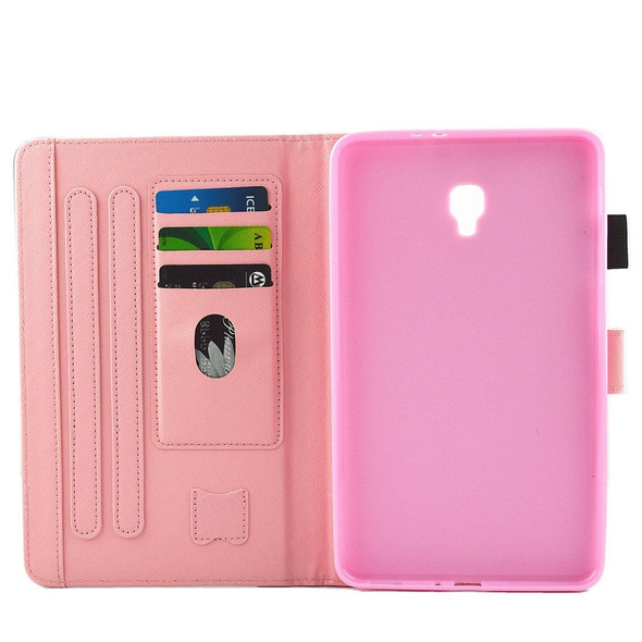 For Galaxy Tab A 8.0  / T380 & T385 Colorful Storm Pattern Horizontal Flip Leatherette Case with Holder & Card Slots