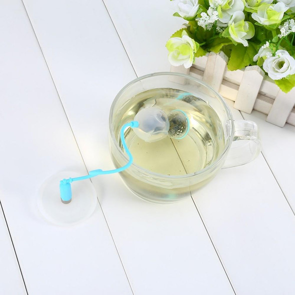 Creative Diver Shape Tea Strainer Filter Silicone Teabags(Gray)