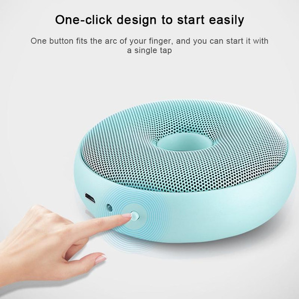 Portable Donut Electric Air Purifier Home Car Anion Ozone Deodorizer(Green)