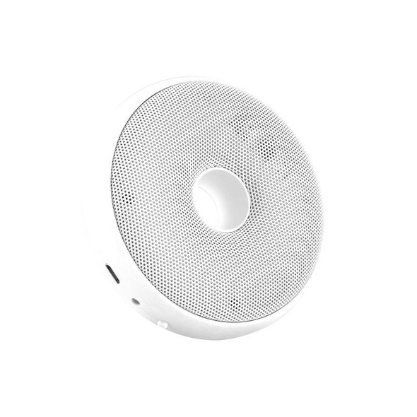 Portable Donut Electric Air Purifier Home Car Anion Ozone Deodorizer(White)