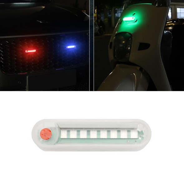 Motorcycle Electric Car Anti-Rear Collision Solar Strobe Warning Light, Specification: Bright Colorful Light