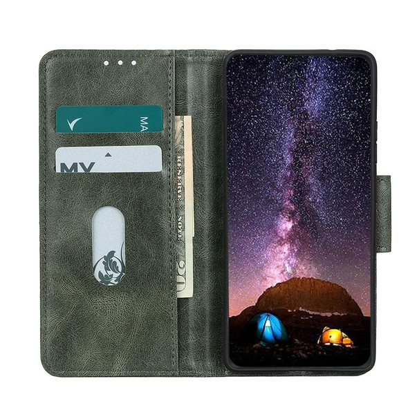 For OnePlus Nord CE 3 Lite Mirren Crazy Horse Texture Leatherette Phone Case(Dark Green)