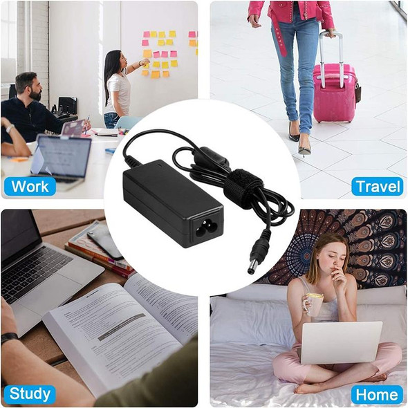 UK Plug AC Adapter 20V 2A 40W for LG Laptop, Output Tips: 5.5x2.5mm(Black)