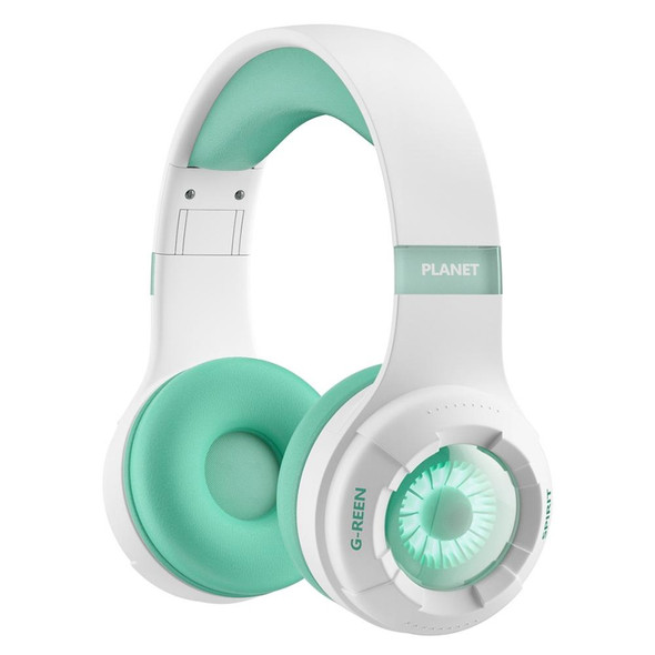 KE25 RGB Light Wireless Stereo Music Bluetooth Headset(Green)