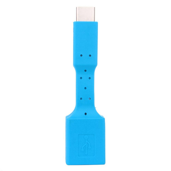 5 PCS USB-C / Type-C Male to USB 3.0 Female OTG Adapter (Blue)