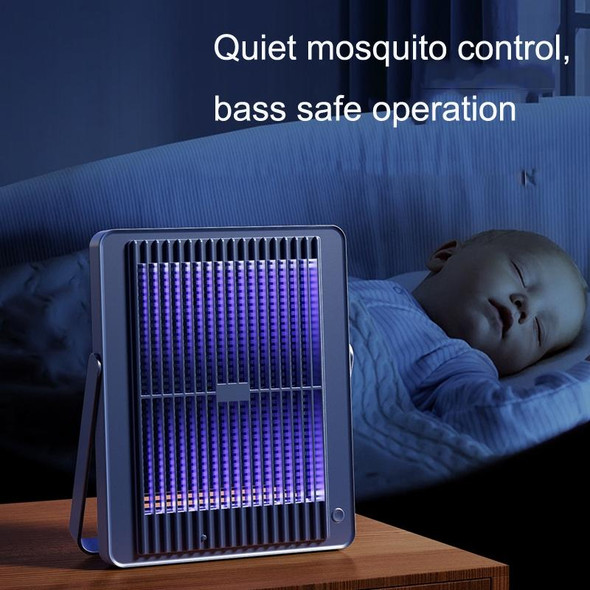 Indoor Outdoor Electric Mosquito Killer Light 2 In 1 Inhalation Mosquito Trap(Blue)
