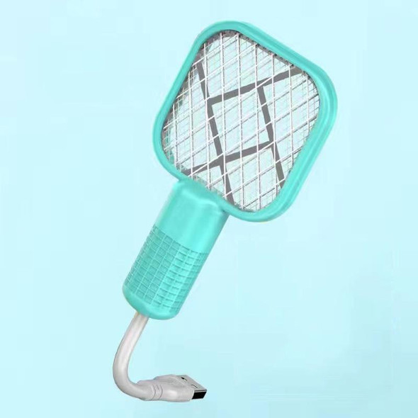 USB Electric Mosquito Swatter Mosquito Lamp 2-in-1 Mosquito Repellent(Green)