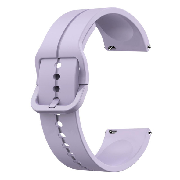 For Samsung Gear S3 Frontier 22mm Loop Silicone Watch Band(Purple)