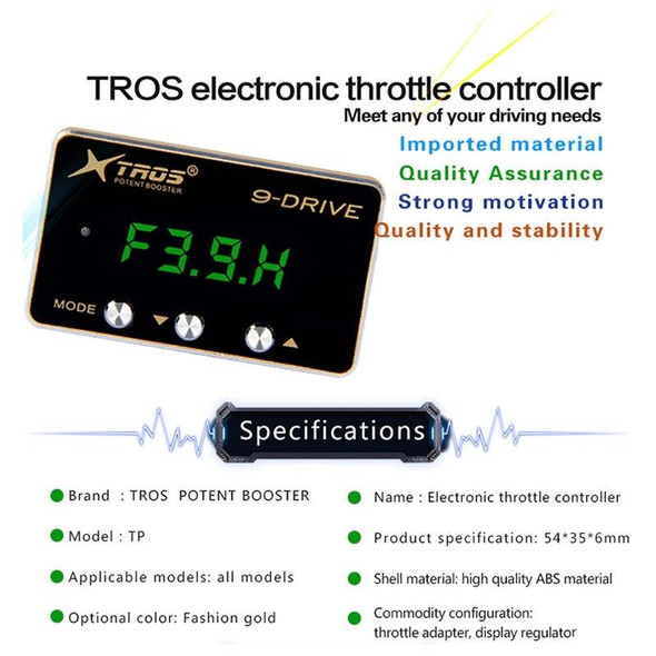 TROS TP 9-Drive Electronic Throttle Controller for Honda CRV 2007-2011