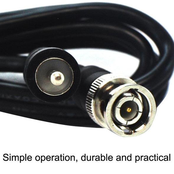 BNC Male To RCA Male Connection Cable Copper HD Video Coaxial Cable Monitoring Cable, Length: 5m