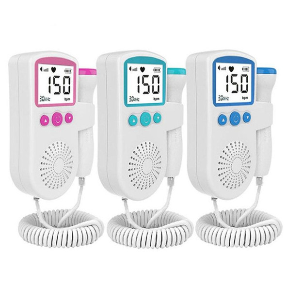 B3 Home Doppler Ultrasound Handheld Fetal Heart Pregnant Women Fetal Heart Monitor(Blue)