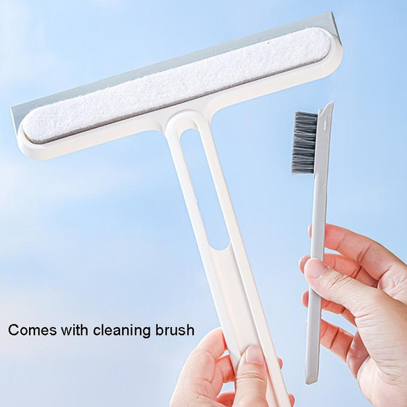 2pcs 4 In 1 Glass Cleaning Water Wiper Mirror Scraper