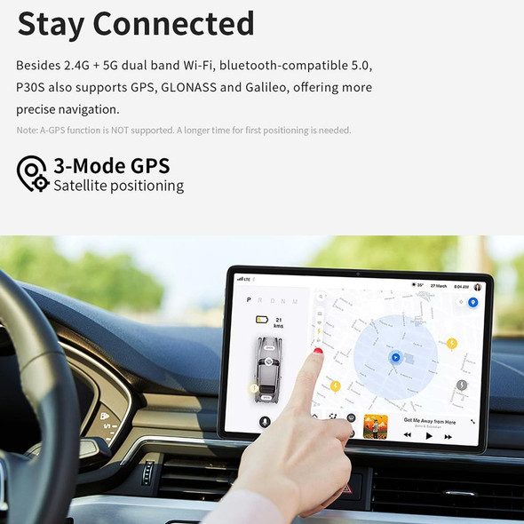 X30 4G LTE Tablet PC, 10.1 inch, 4GB+128GB, Android 11.0 MT6762 Octa-core, Support Dual SIM / WiFi / Bluetooth / GPS, EU Plug(Cyan)
