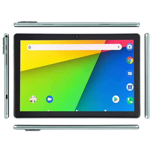 X30 4G LTE Tablet PC, 10.1 inch, 4GB+128GB, Android 11.0 MT6762 Octa-core, Support Dual SIM / WiFi / Bluetooth / GPS, EU Plug(Cyan)